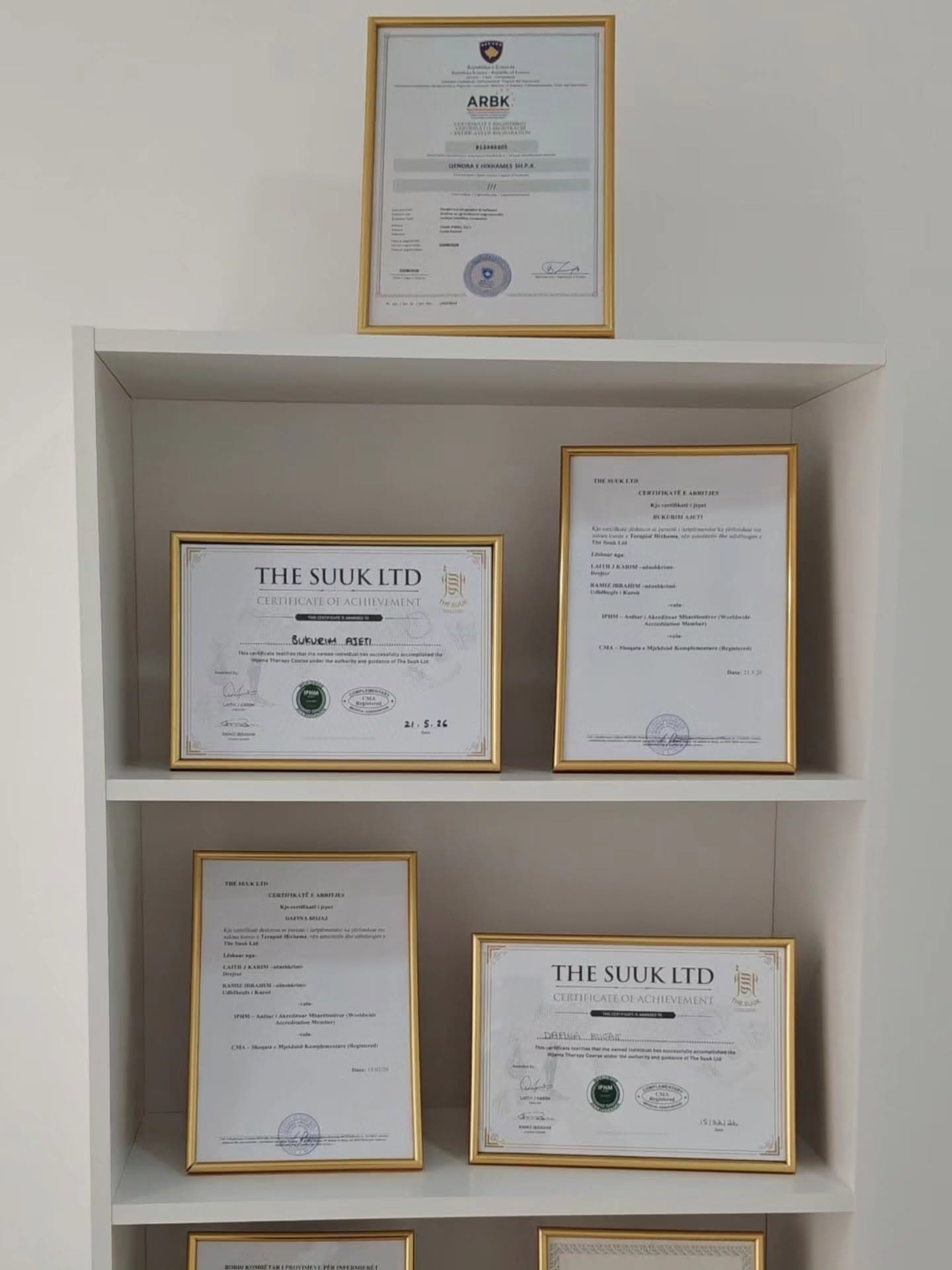 Certifikata britanike 1